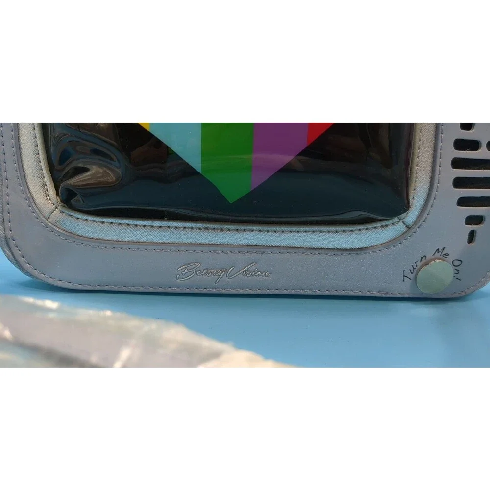 Betsey Johnson Television Crossbody TV Betsey Vision Retro Bag Purse NWT